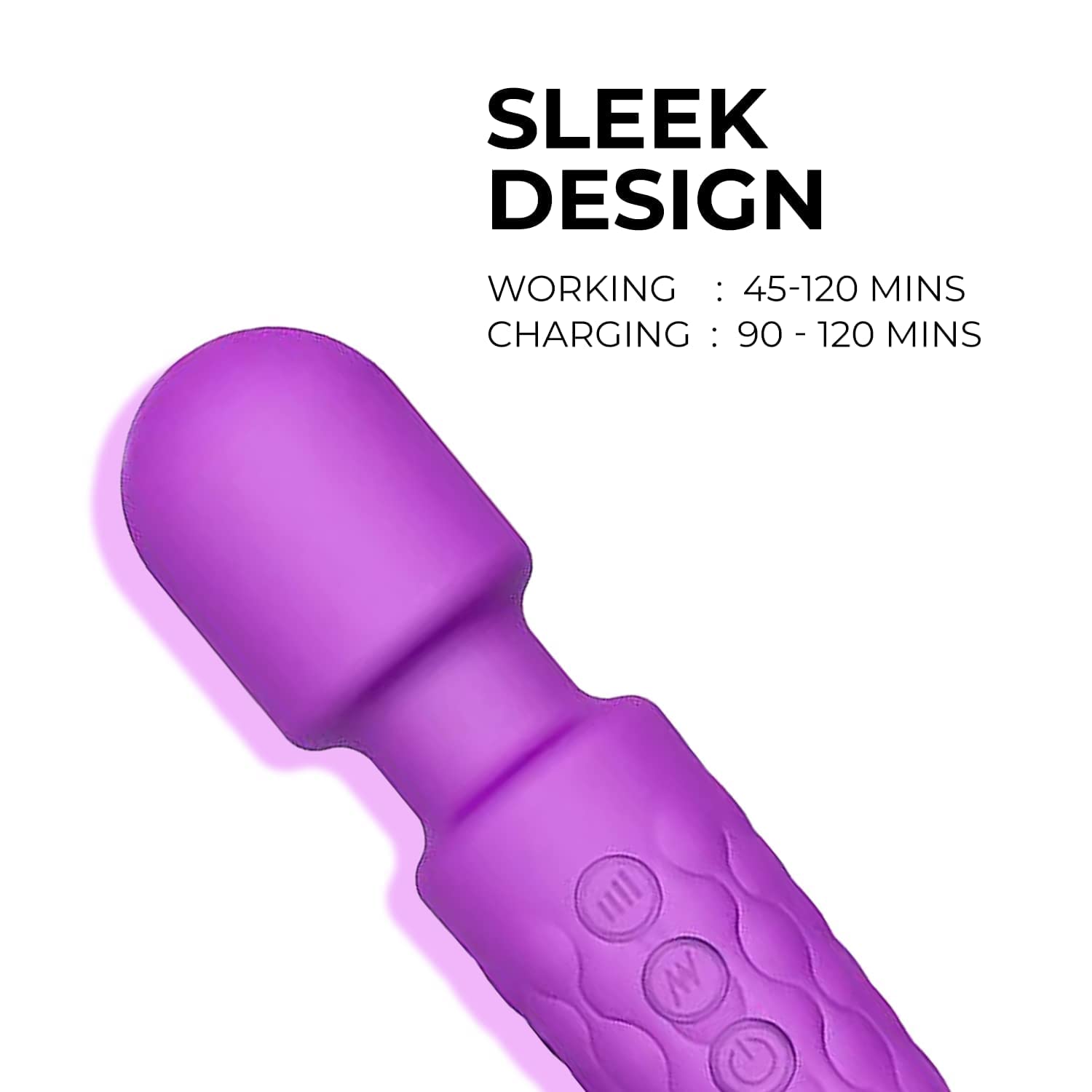 Waterproof Rechargeable Personal Body Massager for Women