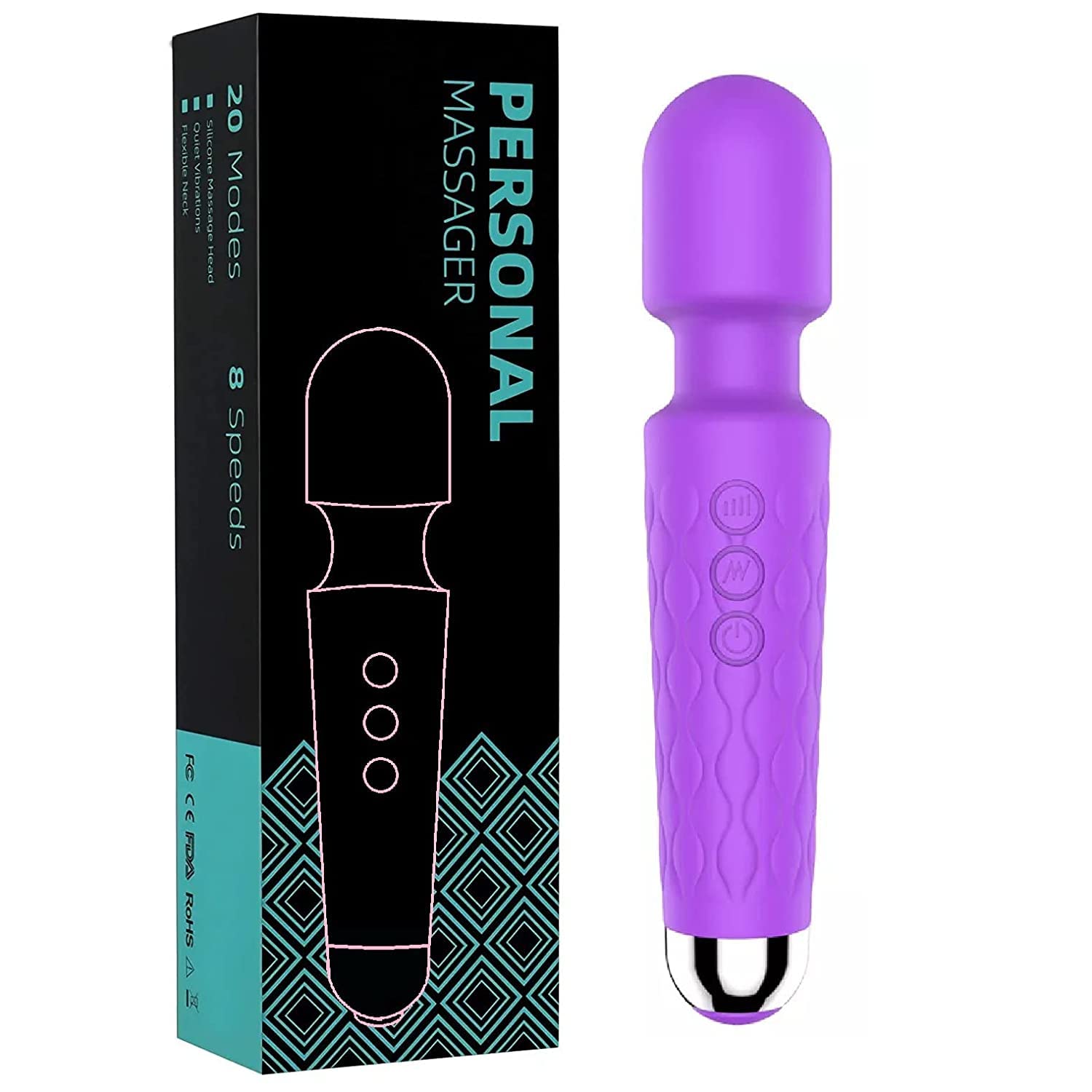 Waterproof Rechargeable Personal Body Massager for Women