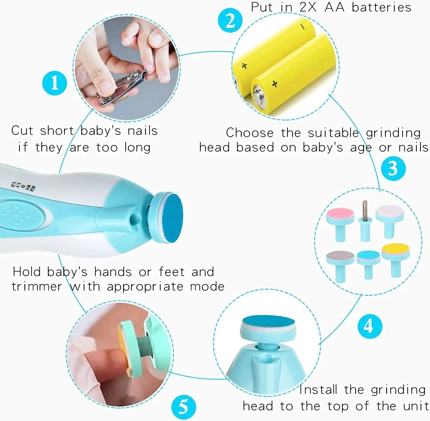 Electric Baby Nail Trimmer