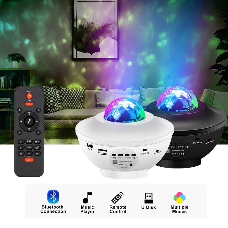 LED Colorful Star Galaxy Projector